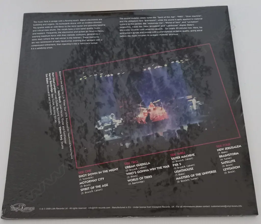 Hawkwind, Shot Down In The Night [Live U.K. 1979], (Sealed album) Image 1++